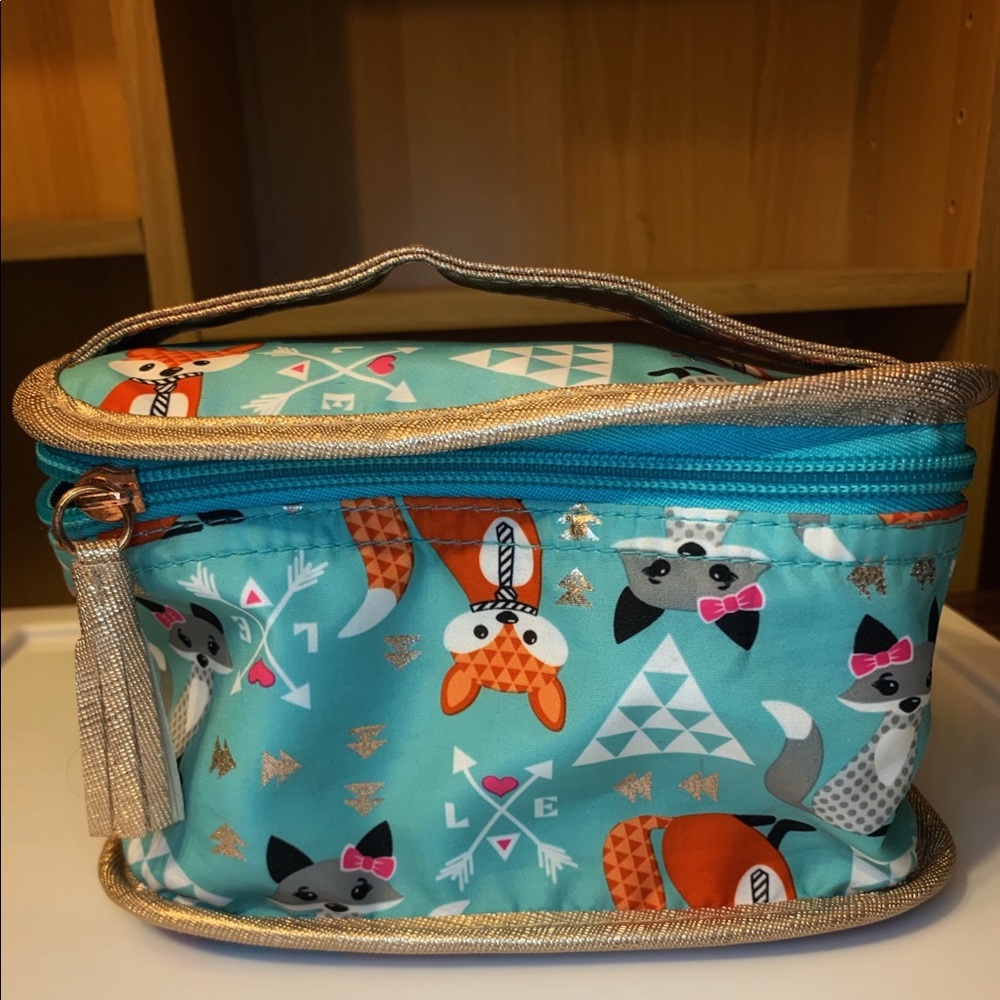 Fox makeup bag